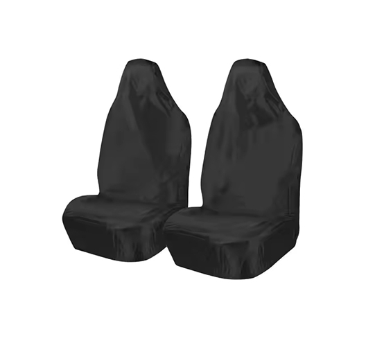 SINGLE FRONT SEAT COVER 135*65CM black 2    PACK