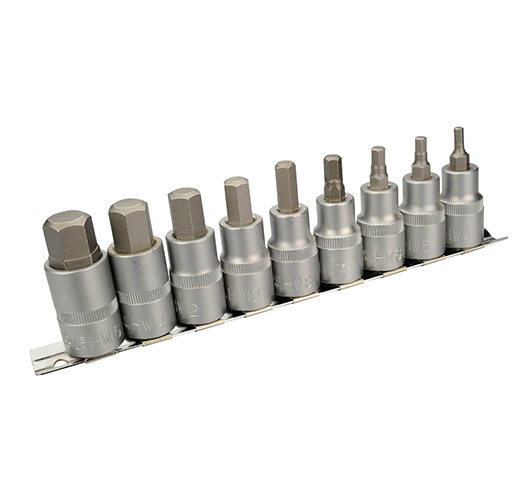 9pc 1/2"DR. bit Sockets set