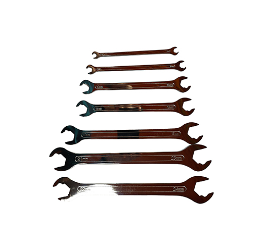 7pc Super Thin Wrench Set，Metric