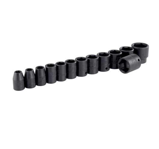 13Pc 1/2 in. Drive SAE Impact Socket Set