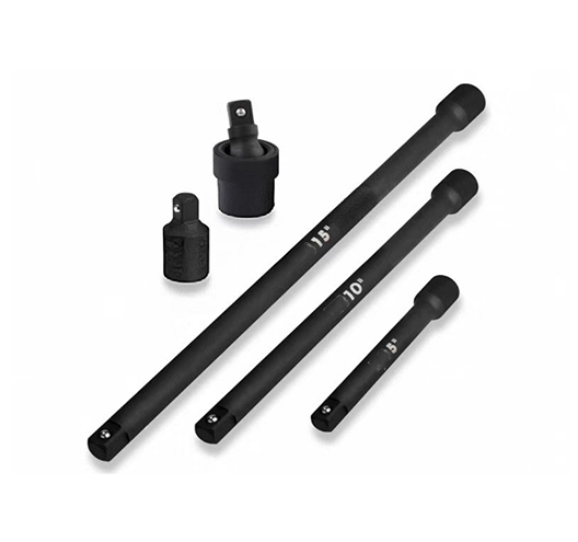 5PC 1/2-Inch Drive Impact Extension Bar and Adapter Set