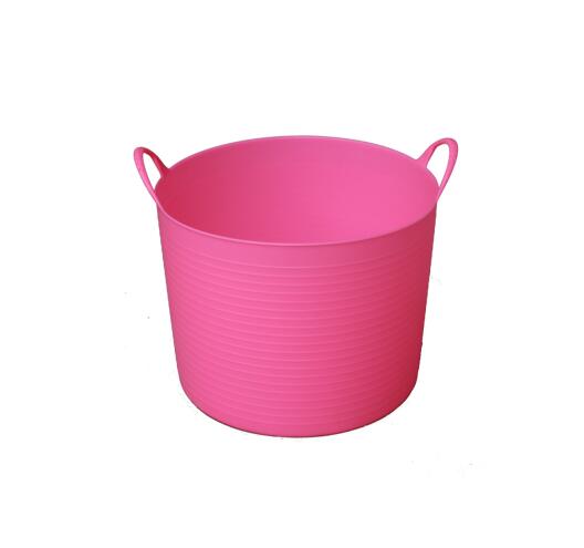 Black eco-friendly flexi tub 53L