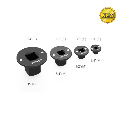 4pcs Low Profile Impact Socket Adapter Set
