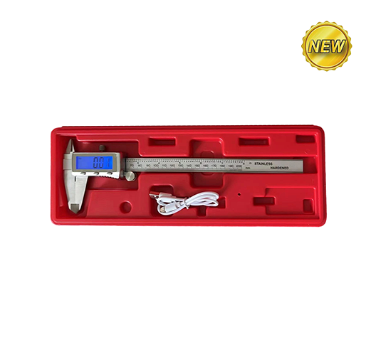 6"/150mm Stainless Steel Rechargeable Caliper