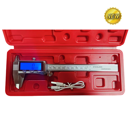 8"/200mm Stainless Steel Rechargeable Caliper