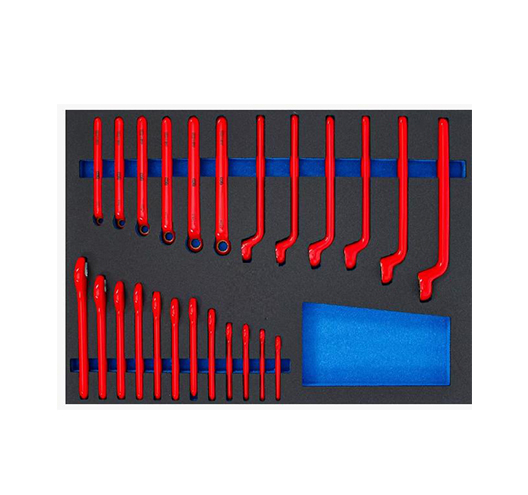 24pc VDE Ring Spanner and VDE Single Open End Spanner Set