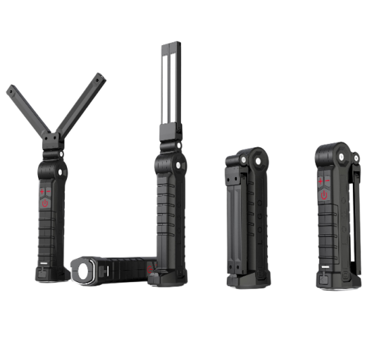 Dual SMD light source folding work light