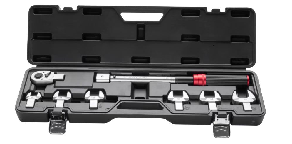 8Pcs 3/8" Torque Wrench With Inter-changeable Heads