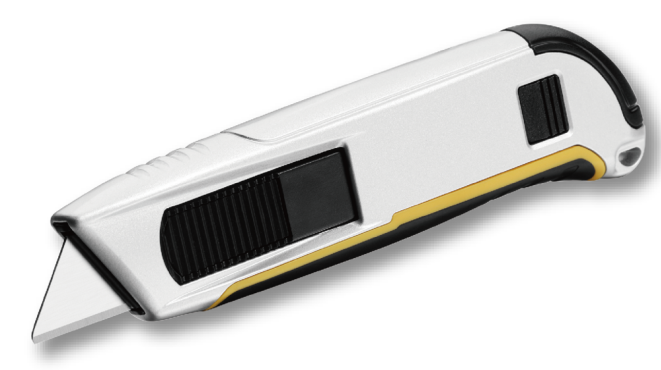 The safety knife is single protected