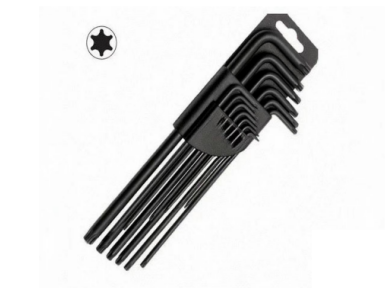 13Pcs Long Arm Torx Key Wrench Set