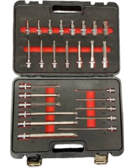 26PC 1/2"&3/8". SPLINE BITSOCKET SET