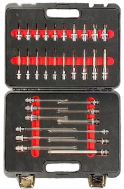 32pc – 3/8" & 1/2" Sq DriveRibe Socket Bit Set