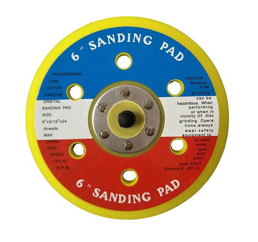 6" Velcro Pad With Hole