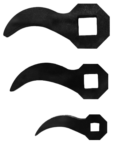 3PCS Pry Bar - square head with teeth