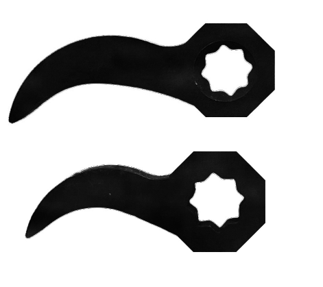 2PCS 1/4"Pry Bar - offset head