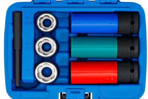 7PC Screw Extractor & ImpactSocket Set