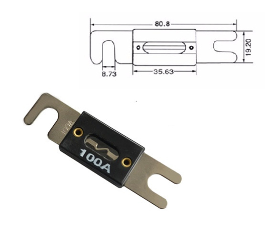 5PCS ANL Fuse Bolt-on Fuse