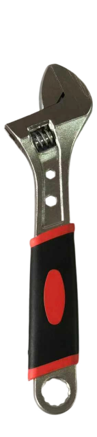 8" Adjustable Wrench WithDual Color Handle