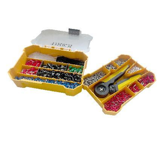 1821PCS Ferrule Ratchet Crimping Plier Kit