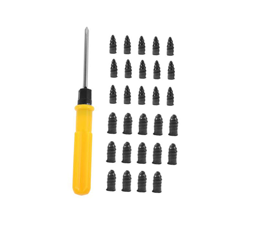 30 pc Screw In Tire Plug Kit with Screwdriver