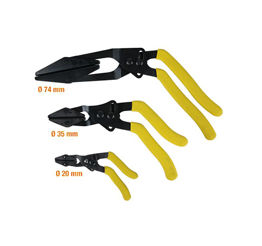 3PC Stepless hose clamp pliersset,angled
