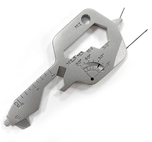 Key Shaped Pocket 20-in 1Multi Tool