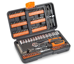 130 pieces Socket & Bit Set