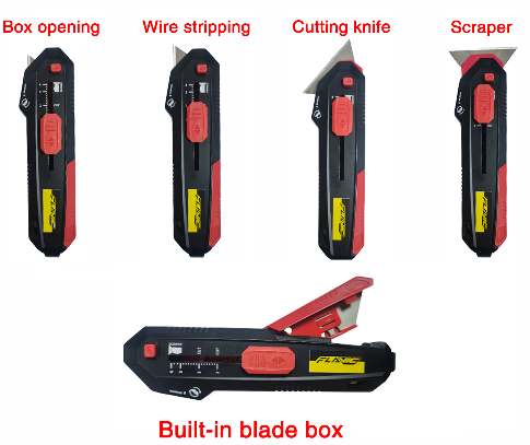 2-in-1 Cutting & Scraping Utility Knife