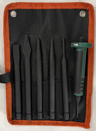 7pc Chisel & Punch SetQuick Change Handle