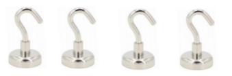 4pcs 170LBS-Magnetic Hook