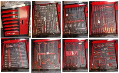119pcs cabinet with tools