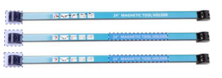 3pc 24" Magnetic tool holder