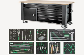 161pcs cabinet with toolswork bench