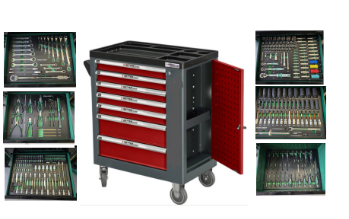 285Pcs Tools Set For Cart