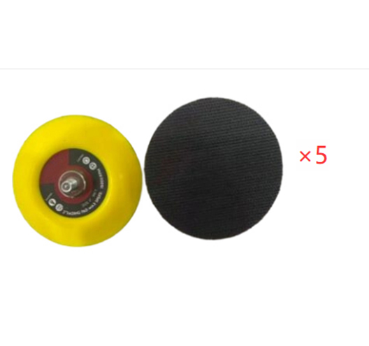 5PC 3" Disc Pad 5/16-24 Arbor Velcro Pad