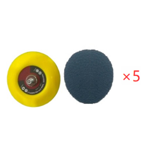 5PC 3" Disc Pad 1/4-20 Arbor Leather Pad