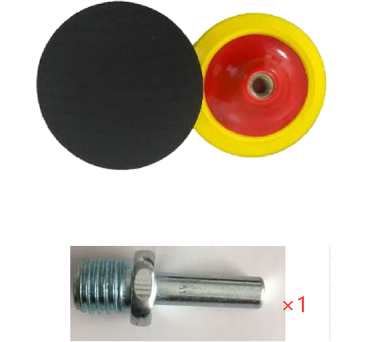 5" Disc Pad 5/8-11 Bore With Adapter Velcro Pad