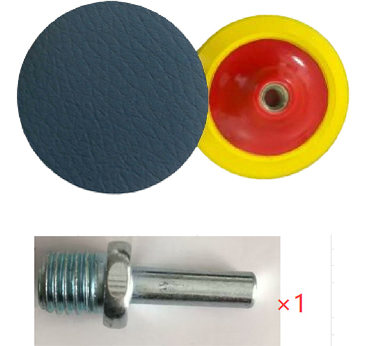 5" Disc Pad 5/8-11 Bore With Adapter Leather Pad