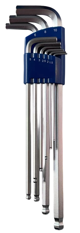 9pc long arm hex key