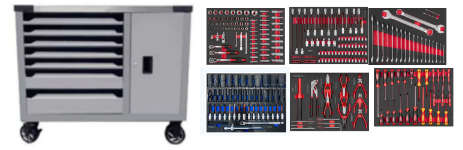 286 PCS TOOL SET FOR CART
