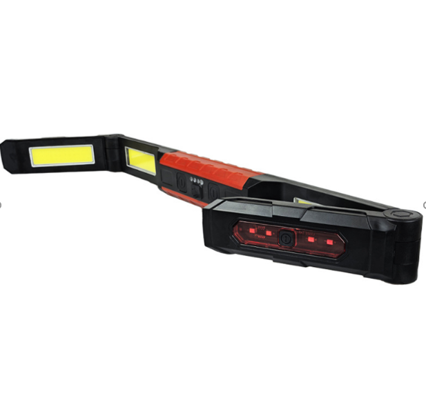 1000LM COB Foldable Under HoodWorkLight with Red WarningLight
