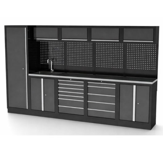 16 piece modular cabinet