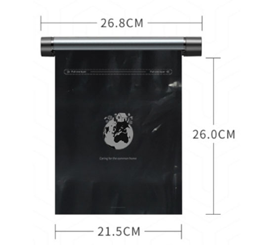 Car-mounted trash can set