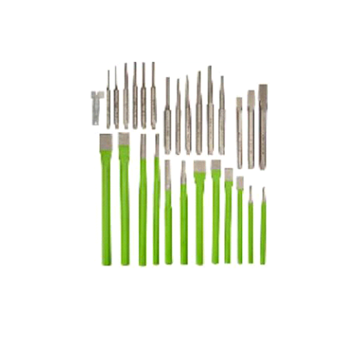 28Pcs Punch & Chisels Set