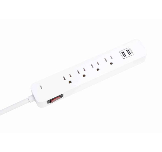 4 Outlets Power Strip