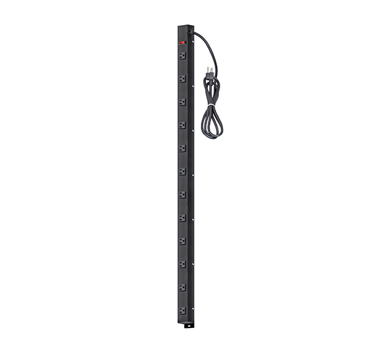 Metal 12 Outlests Power Strip