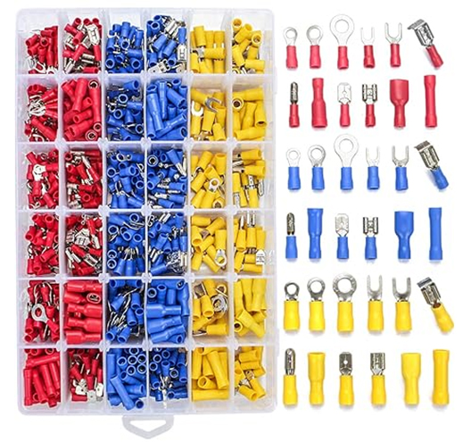 840PC Mixed Electrical Wire Connectors Kit