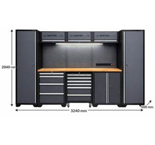 16 Pieces Garage Organization Collection