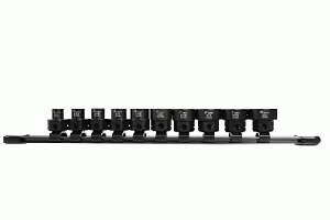 10-Piece 3/8" Drive Low Impact Sockets SAE