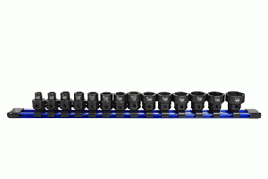 14-Piece 3/8" Drive Low Impact Sockets Metric